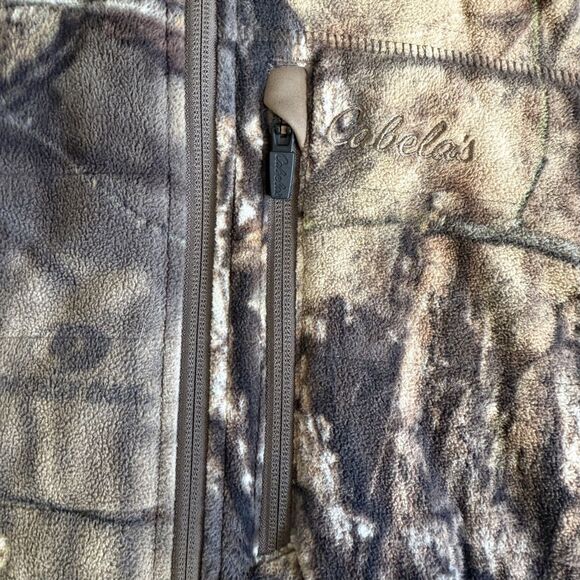 Cabelas 4Most Windshear Fleece Hybrid Hunting Jacket 2XL Mossy Oak Primaloft - Picture 7 of 10